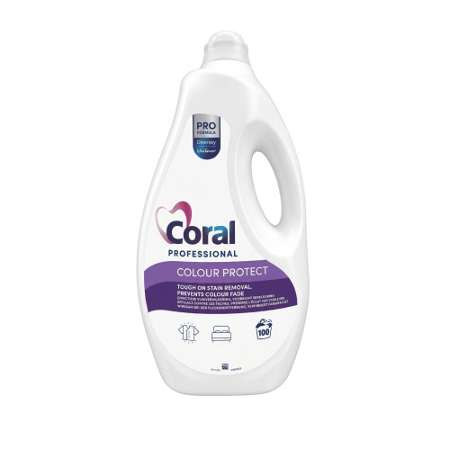 Течен перилен препарат Coral Proffesional Color 5L l 100 пранета | Unilever